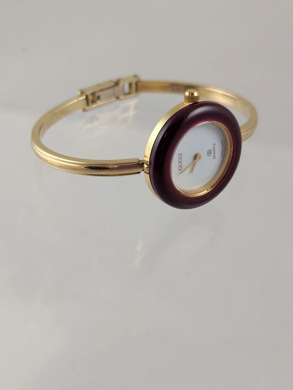 AUTHENTIC GUCCI 1100L BEZEL BANGLE WATCH w/5 Bezels/ PETITE/EXCELLENT